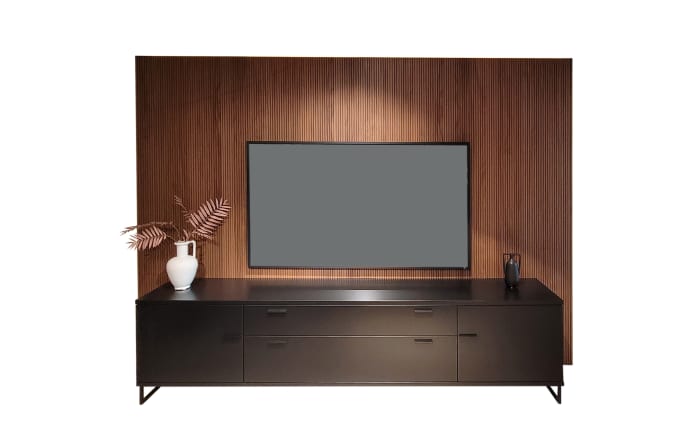 Sideboard Severo, schwarz, inkl. Paneel-01