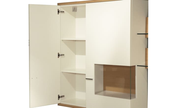 Wohnwand Severo, beige/Eiche sand, inkl. Softclose Funktion-02