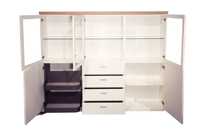 Highboard Sorano, weiß/Eiche-02