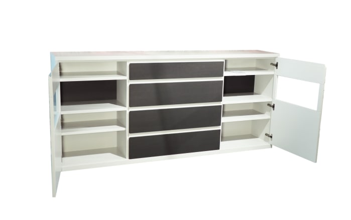Sideboard Skara, grau/graphit, inkl. Push-to-Open Funktion-02
