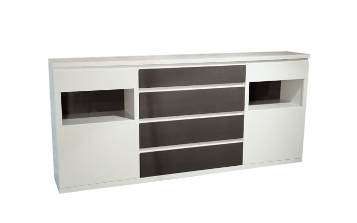 Sideboard Skara, grau/graphit, inkl. Push-to-Open Funktion-01