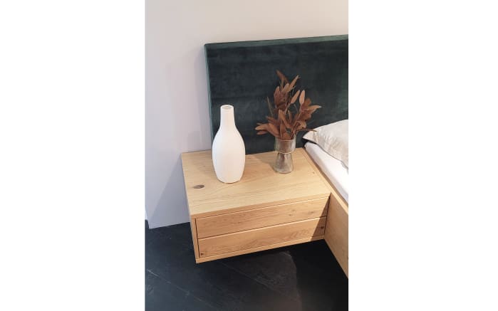 Bettanlage Silea-S, jade/Asteiche-Nachbildung, 180 x 200 cm-04