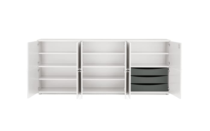 Highboard Kara-System, wollweiß-02