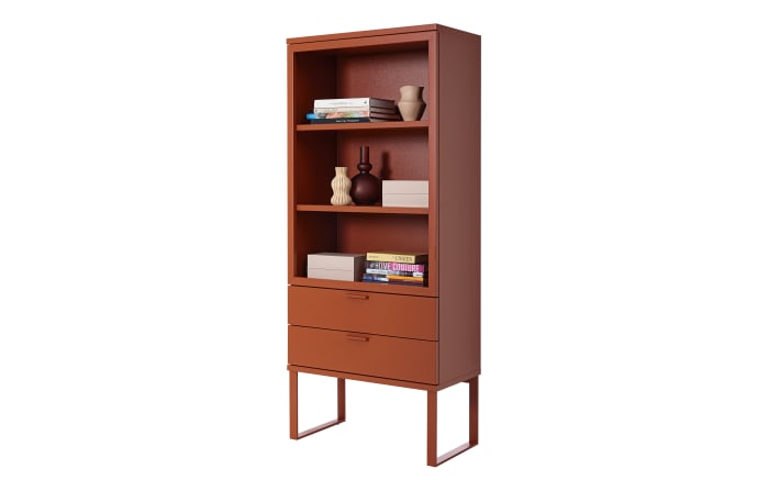 Regal Artist, cognac, inkl. Softclose Funktion -01