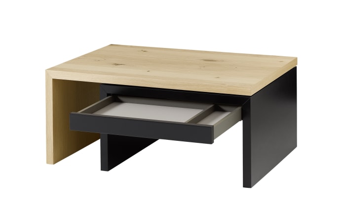 Couchtisch Amera, schwarz/Asteiche furniert, inkl. drehbarer Tischplatte-03