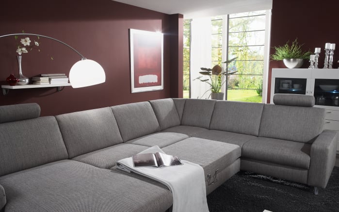 Wohnlandschaft Spring-S, grau, inkl. Funktionen-03