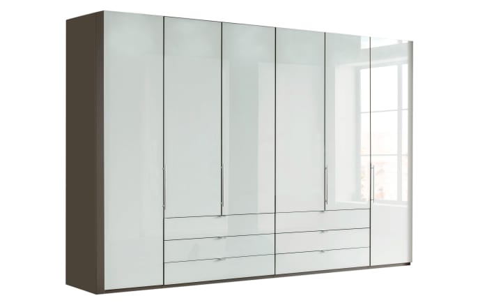 Kleiderschrank Loft, weiß/havanna Dekor, Hardeck online cm x 300 216 kaufen bei