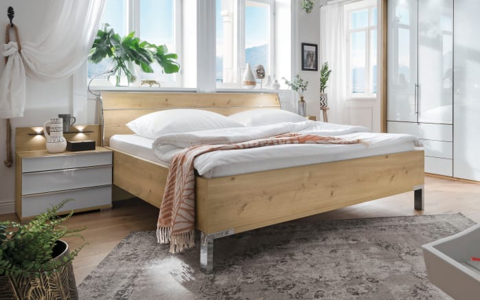 Futonbett Loft, Bianco Eiche, 180 x 200 cm-01