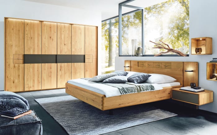 Drehtürenschrank WSM 1600, Wildeiche massiv/cubanit, 302 x 223 cm-02