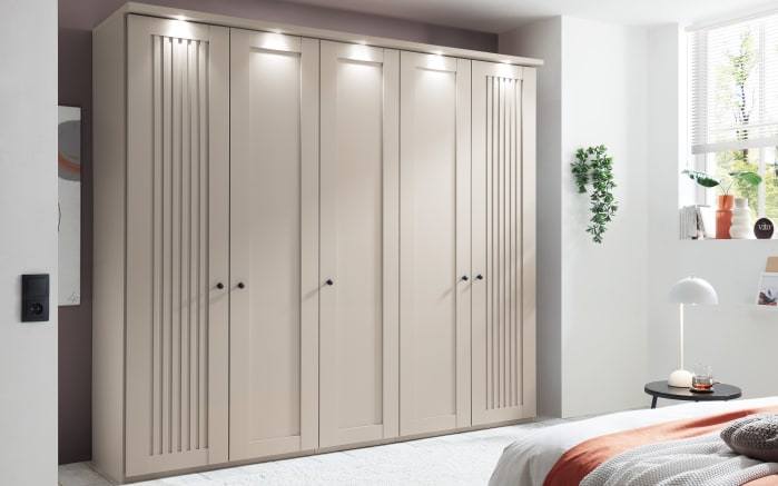 Drehtürenschrank Linate, grau, 250 x 216 cm-01