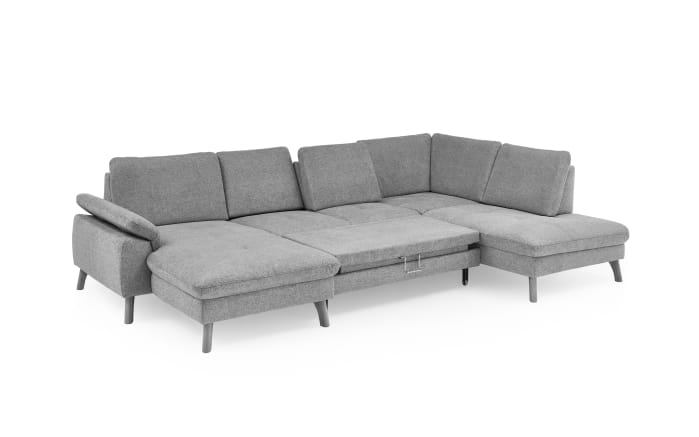 Wohnlandschaft Livento, grau, inkl. Funktionen-08