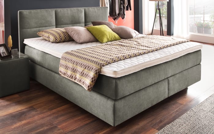 Boxspringbett Simply Better, Brego grau, 180 x 200 cm-01