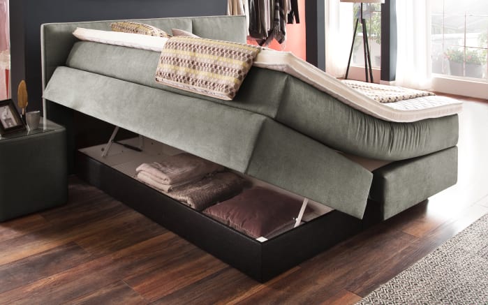 Boxspringbett Simply Better, Brego grau, 180 x 200 cm-02