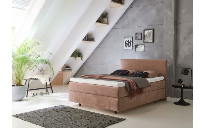 Boxspringbett OC-BX23163, teracotta, 140 x 200 cm-01