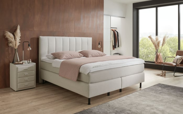 Boxspringbett OC-BX23164, Famosa natur, 180 x 200 cm-01