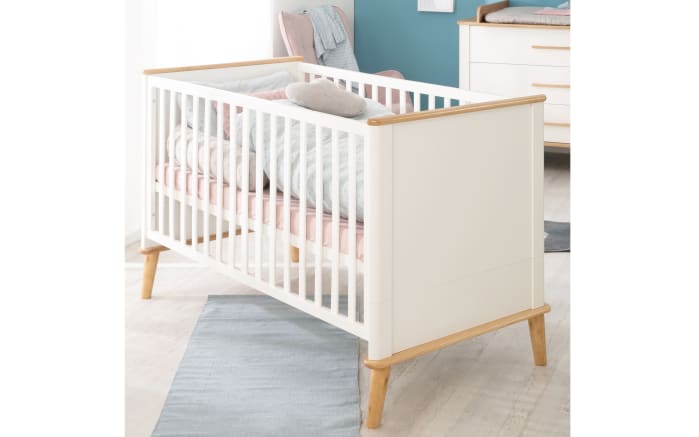 Kombikinderbett Pauline, weiß/Artisan Eiche-Nachbildung, inkl. Höhenverstellung-04