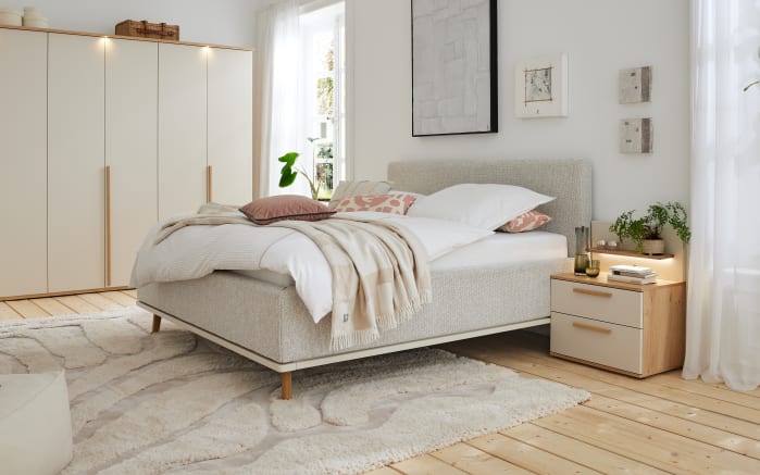 Polsterbett Delphi, beige, 180 x 200 cm-01