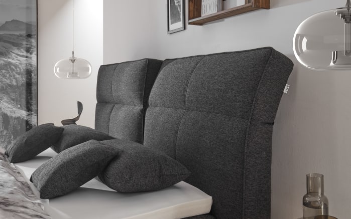 Boxspringbett Deluxe Edition, schwarz, 180 x 200 cm-04