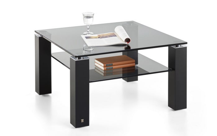 Couchtisch Fabia Multiplo, Rauchglas, inkl. Rollen-01