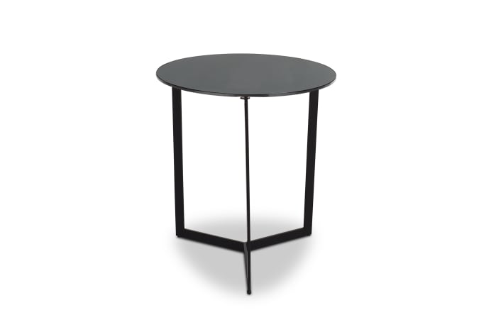 Beistelltisch Fabia, Rauchglas/schwarz-01