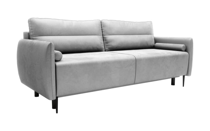 Schlafsofa Kioto in grau, mit Schlaffunktion, Liegefläche ca. 142 x 190 cm-01