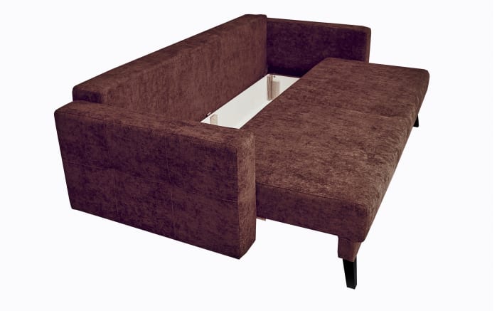 Schlafsofa Scala in braun, mit Schlaffunktion, Liegefläche ca. 142 x 190 cm-04