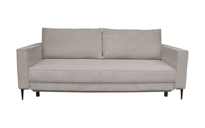 Schlafsofa Terra in grau, mit Schlaffunktion, Liegefläche ca. 145 x 190 cm-02