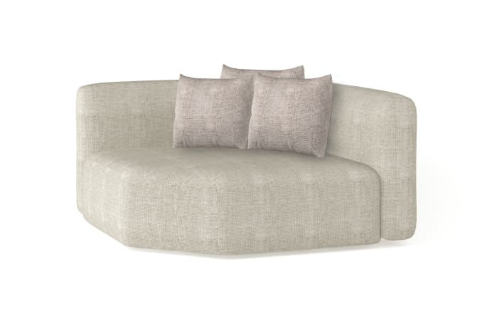 Eckelement Wolke, beige, inkl. Kissen-01