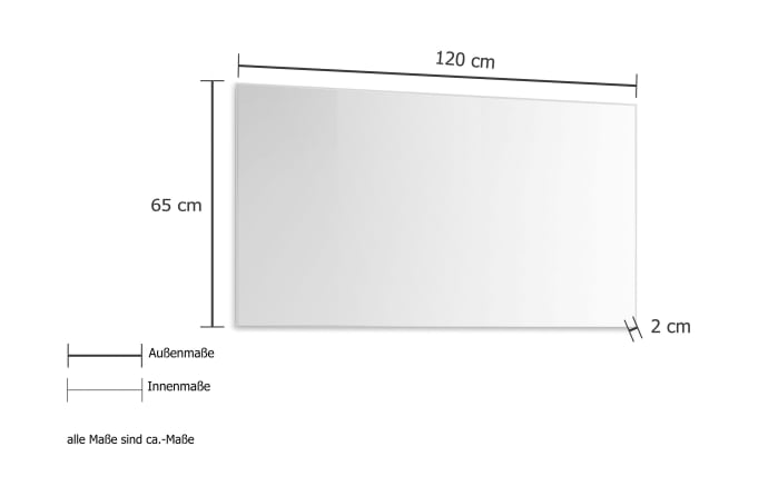 Spiegel II Atrium, klar, 120 x 65 cm-02