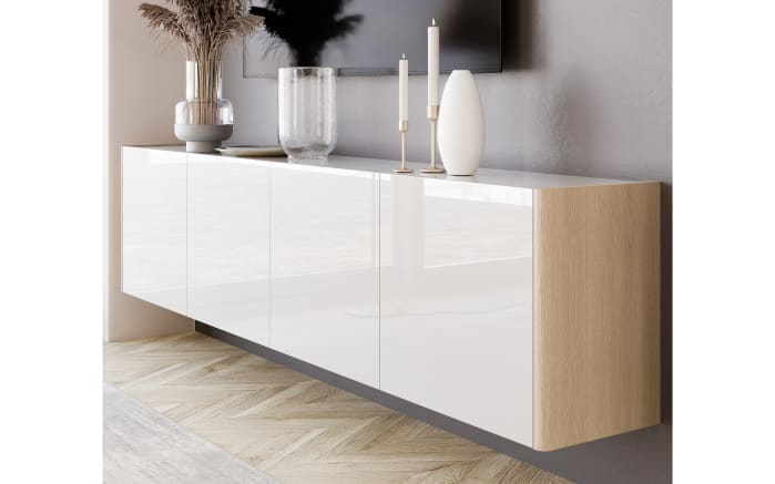 Sideboard Dillon, Eiche Lindberg-Nachbildung/grau-10
