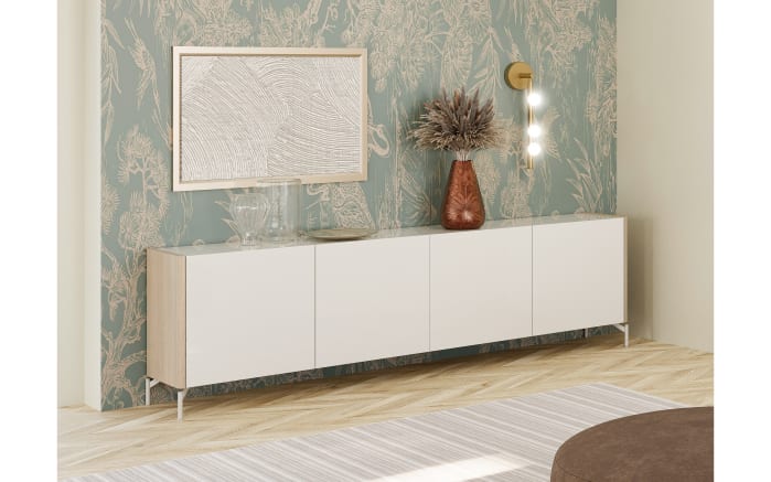 Sideboard Dillon, Eiche Lindberg-Nachbildung/grau-08