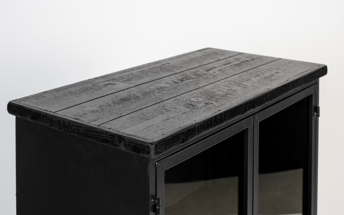 Kabinett Ferre M, Vintage schwarz, 65 cm -03