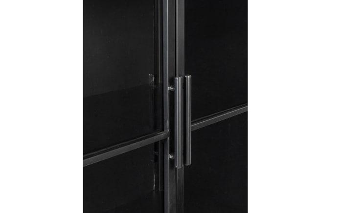 Kabinett Ferre L in Vintage schwarz, 76 cm -05