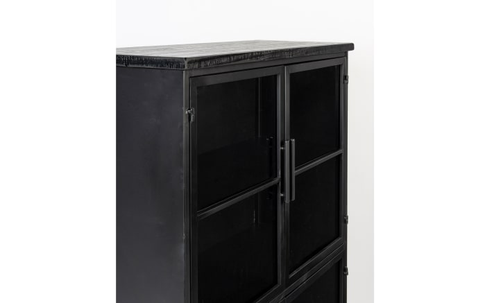 Kabinett Ferre L in Vintage schwarz, 76 cm -03