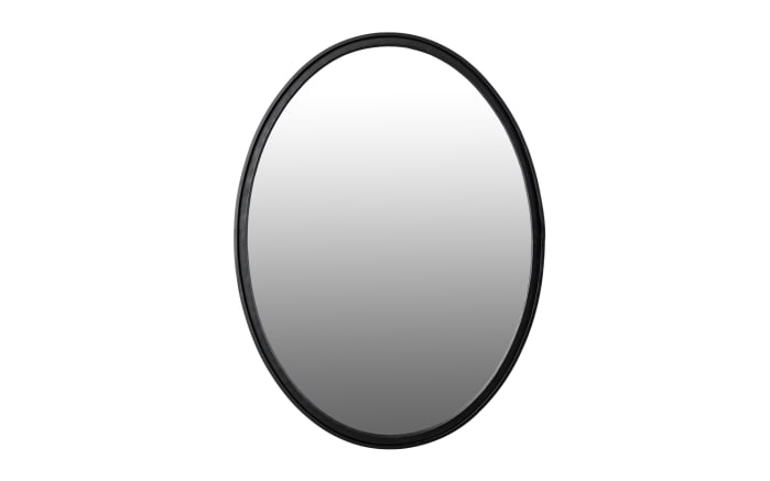 Spiegel Matz Oval M, schwarz, 60 x 80 cm -01