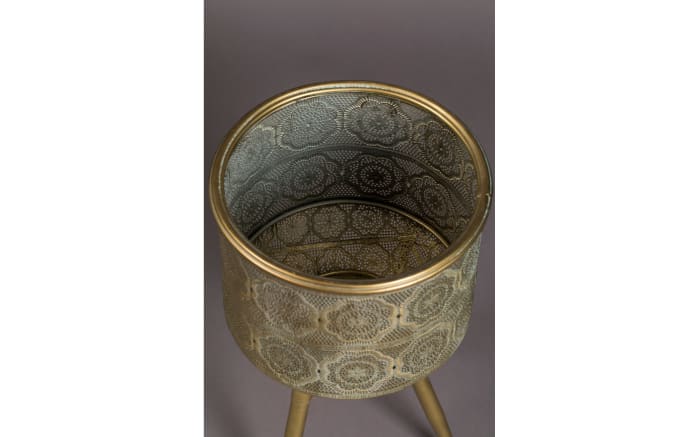 Pflanzenständer Botanique M aus Eisen in gold, 45 cm-02