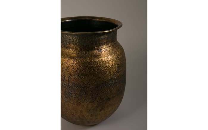 Vase Baha aus Aluminium in gold, 33 cm-02