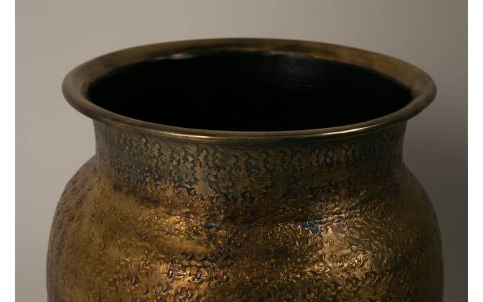 Vase Baha aus Aluminium in gold, 33 cm-03