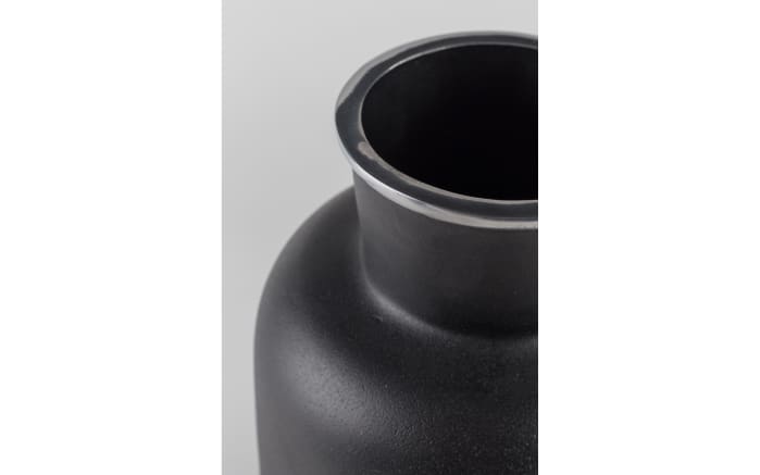 Vase Farma L aus Aluminium in schwarz, 31 cm-04