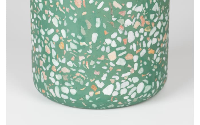 Vase Fajen aus Terrazzo in grün-03