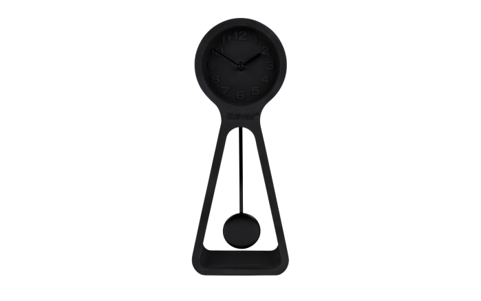 Tischuhr Pendulum Time All, schwarz-01