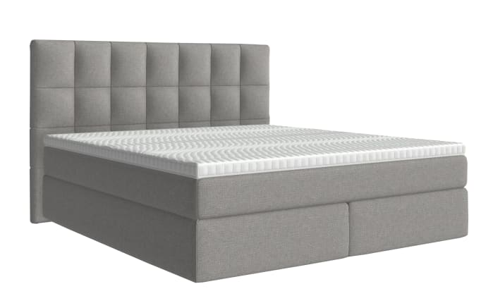 Boxspringbett Barell, graphit, 180 x 200 cm, Härtegrad 2 und 3-02