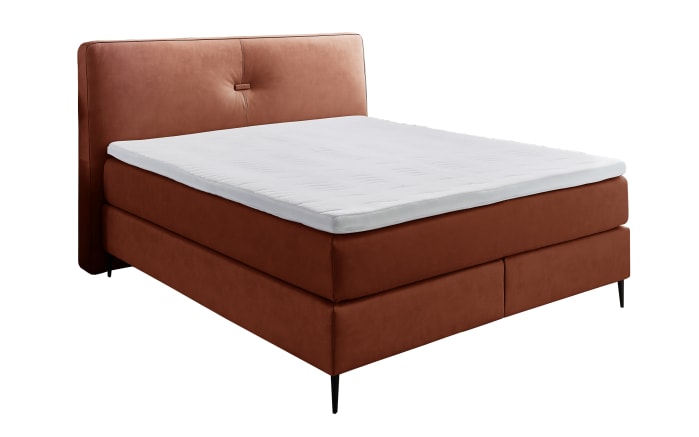 Boxspringbett Luvara BX VZ5, siena, 180 x 200 cm, Härtegrad 2 und Härtegrad 3-02