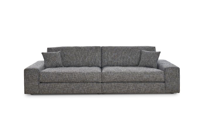 Bigsofa Dallas, blaugrau, inkl. Kissen -05