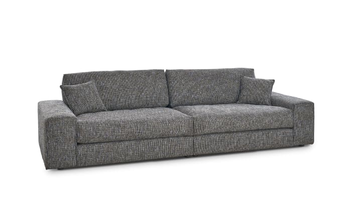 Bigsofa Dallas, blaugrau, inkl. Kissen -01