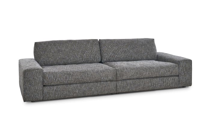 Bigsofa Dallas, blaugrau, inkl. Kissen -02