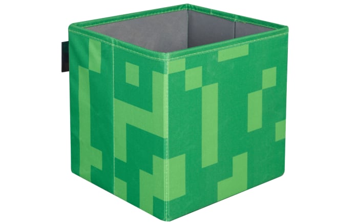 Minecraft Stoffboxen 2er-Set Zauberwürfel und Creeper, braun/grün-03