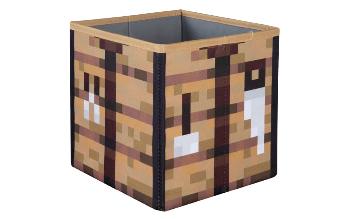 Minecraft Stoffboxen 2er-Set Zauberwürfel und Creeper, braun/grün-08