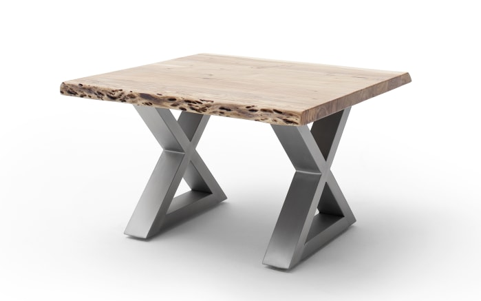 Couchtisch Cartagena, Akazie massiv/Edelstahl gebürstet-01