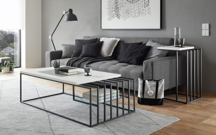 Couchtisch Juba, weiß/schwarz-02